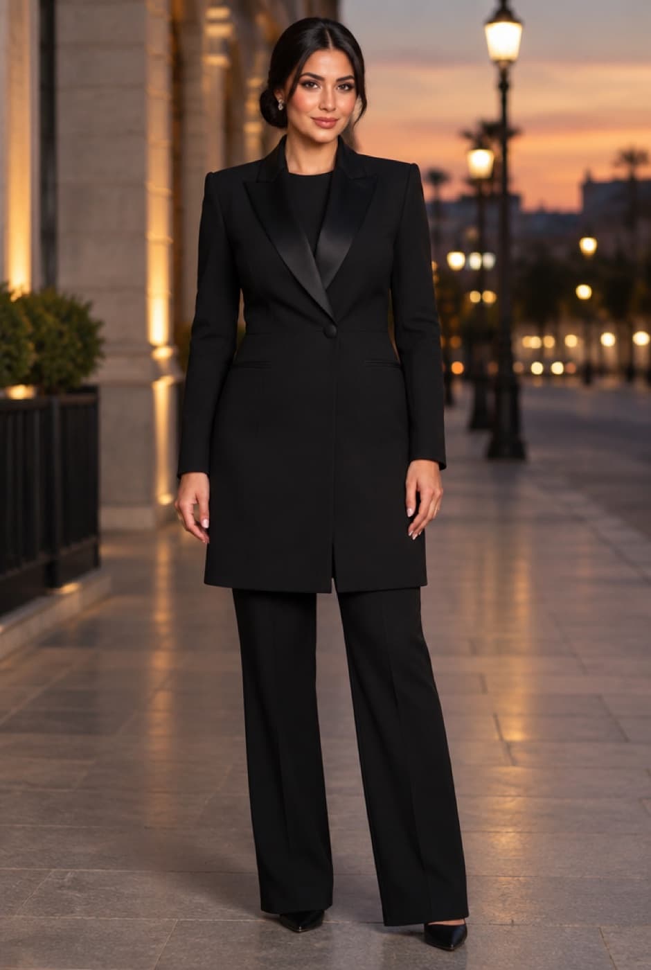 Long Evening Jacket — alternate view