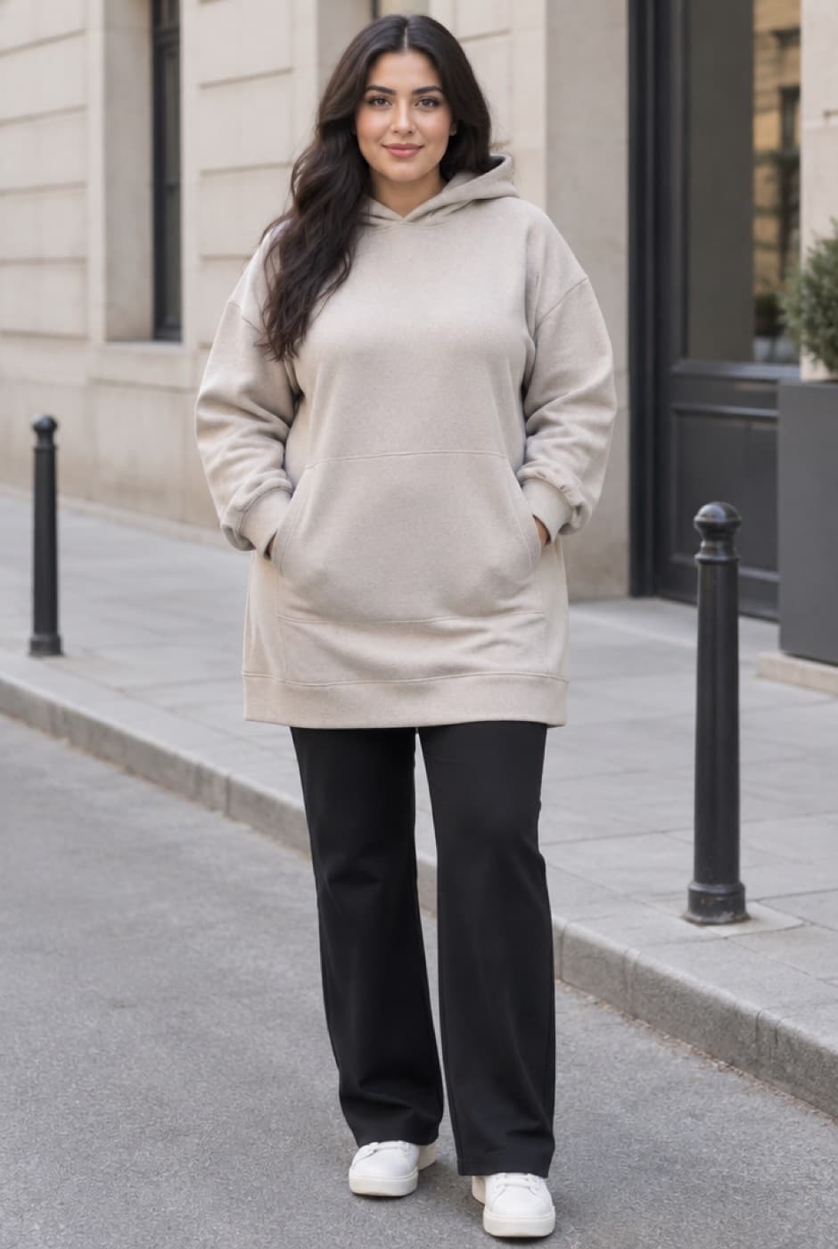 Essential Long Hoodie — alternate view