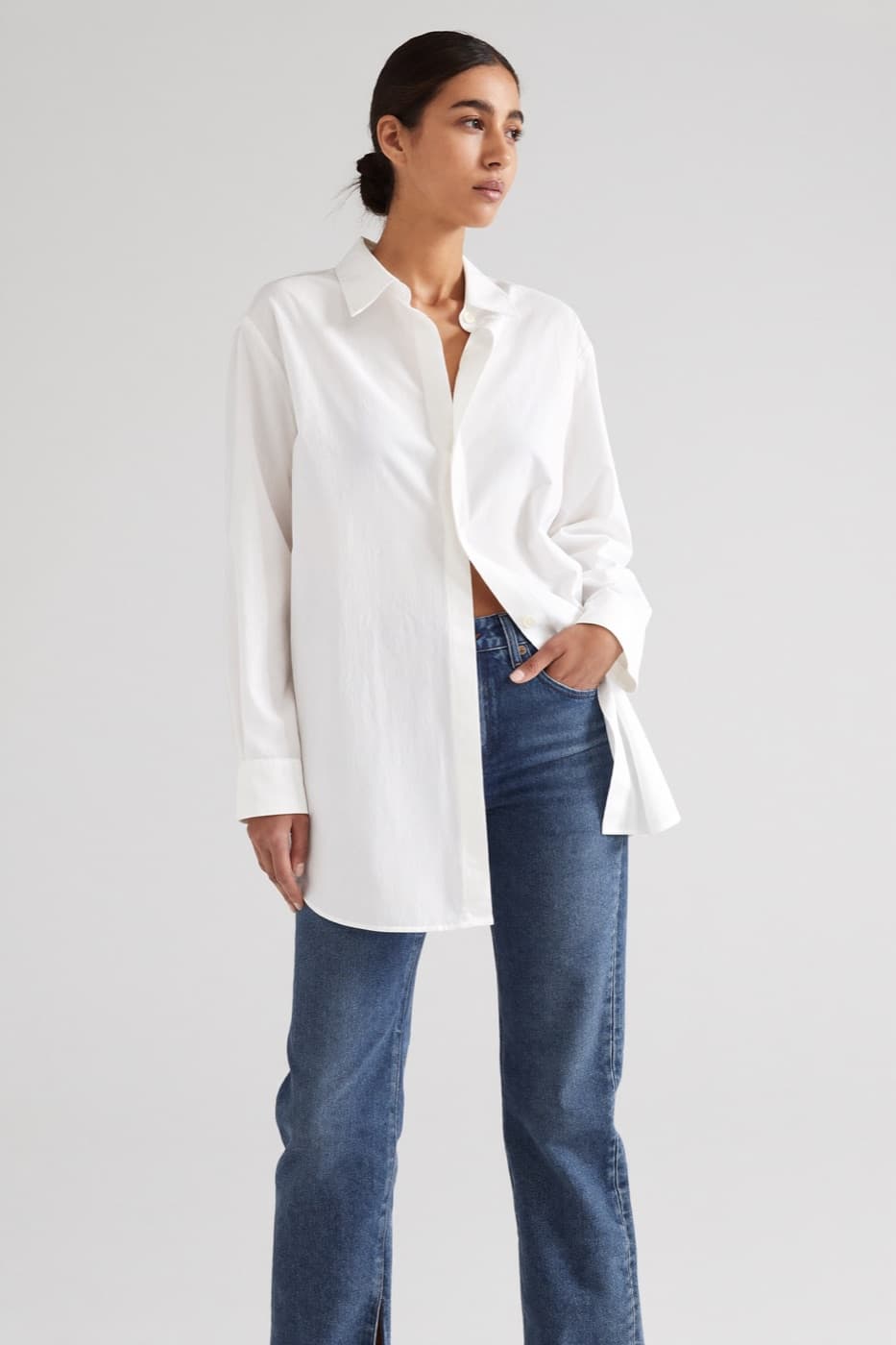 Essential White Long Shirt