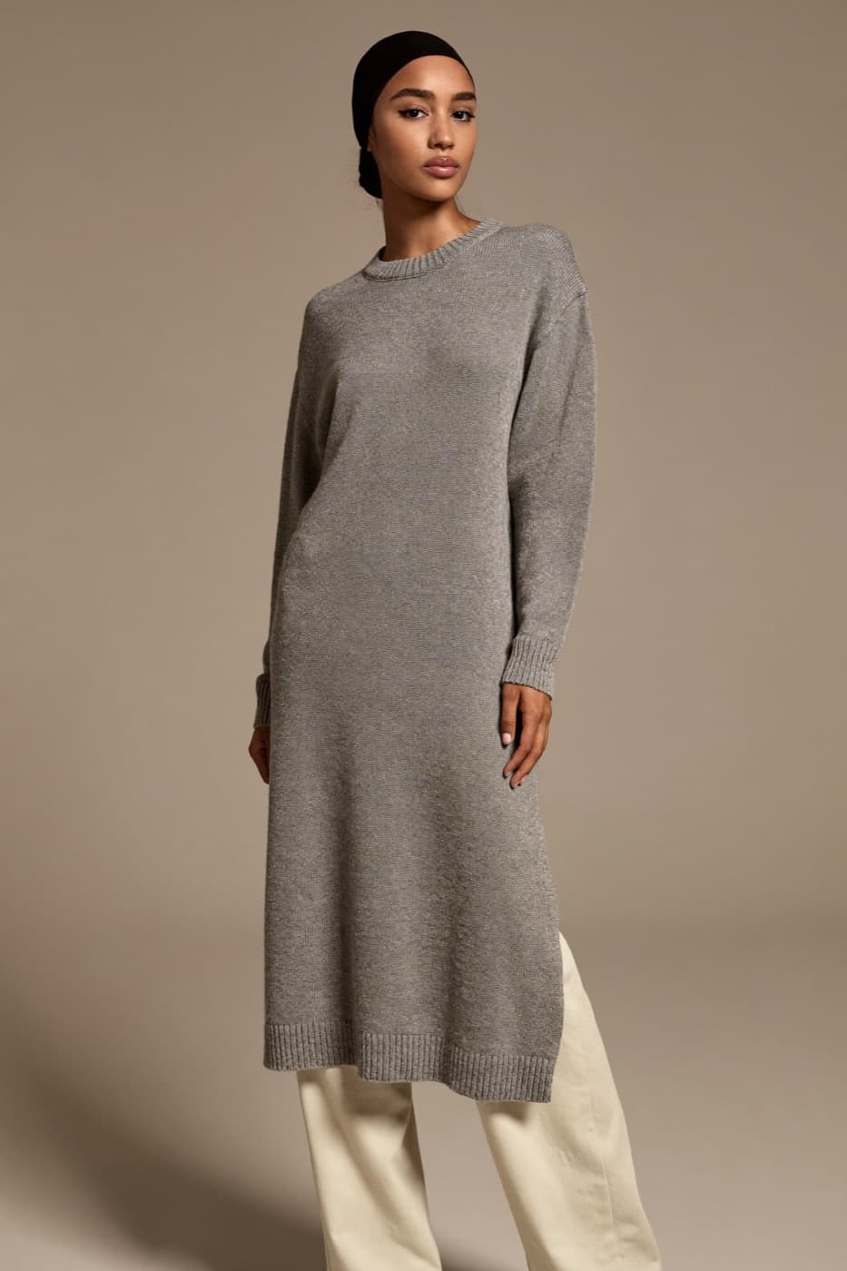 Long Knit Sweater — alternate view