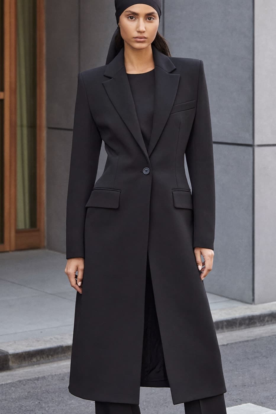 Tailored Long Blazer — alternate view