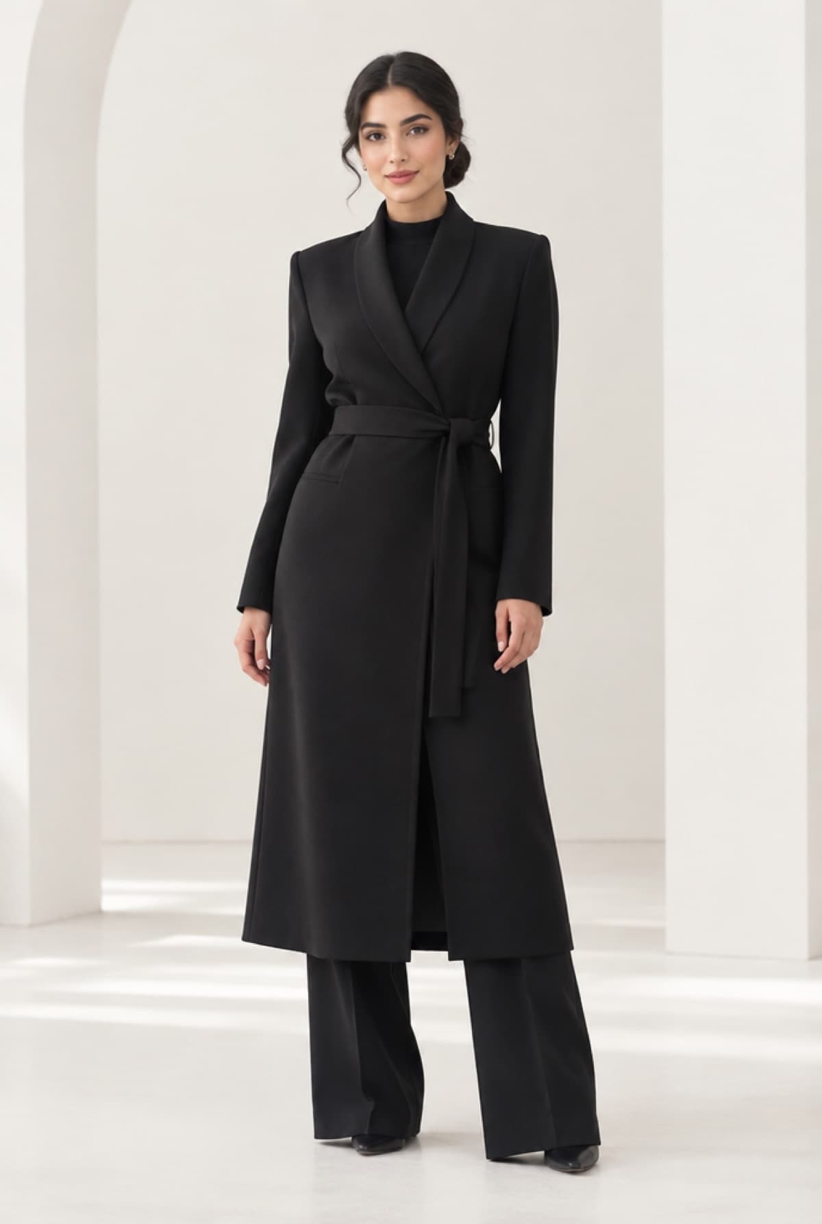 Belted Wrap Blazer — alternate view