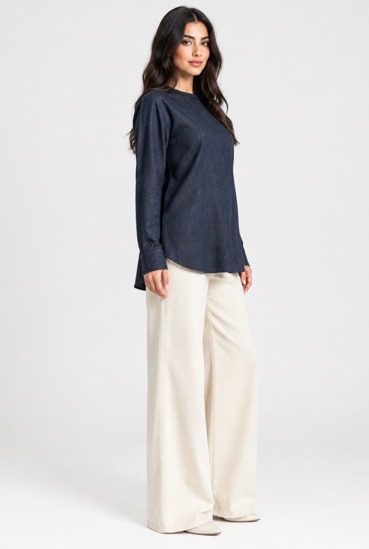 High-Waist Wide Jeans — alternate view